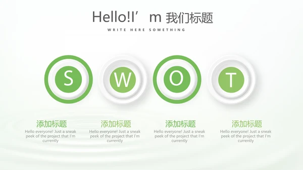 绿色清新化妆品介绍动态PPT