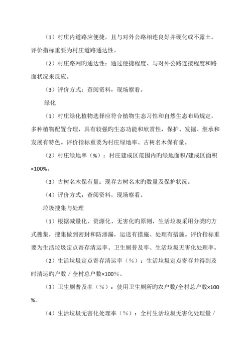 江西省水生态文明村建设评价细则.docx