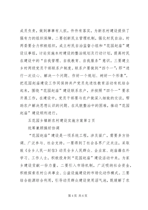 花园乡镇新农村建设实施方案 (2).docx