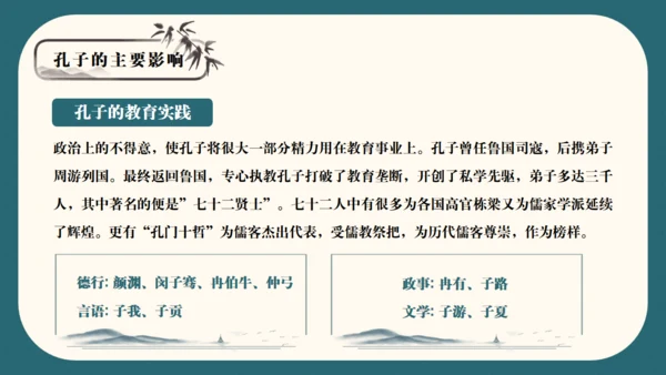 孔子诞辰儒家思想文化国学通用PPT模板