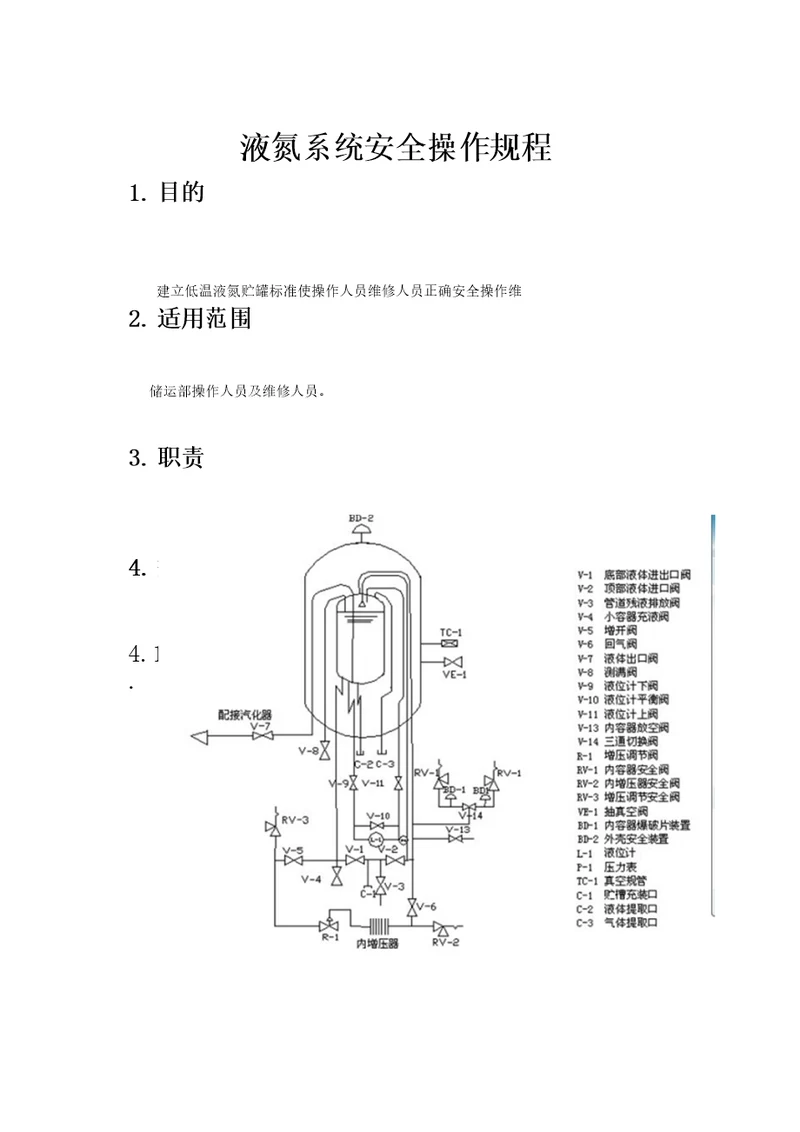 液氮系统安全操作规程