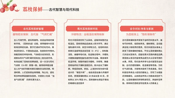 红色中国风《长安的荔枝》读书分享PPT模板