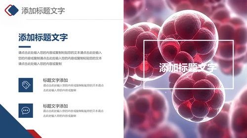 医疗生物红血胞医药医疗产品推广总结ppt模板