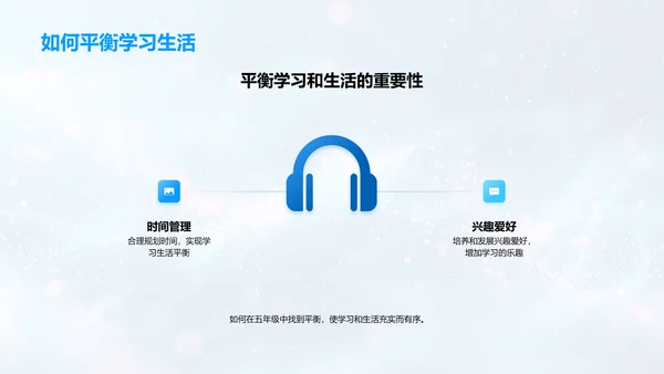 五年级学习全景PPT模板