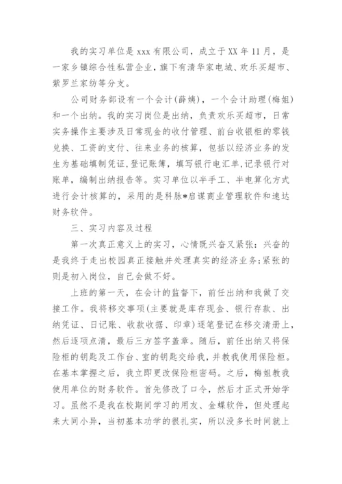 出纳实习个人总结.docx