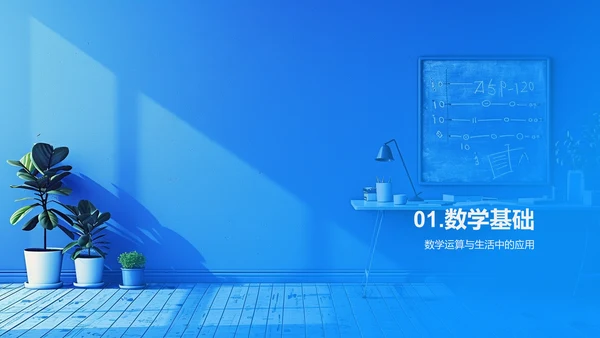 数学在日常生活中的应用PPT模板