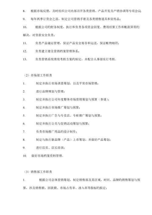 服饰企业组织管理全新规章新版制度.docx