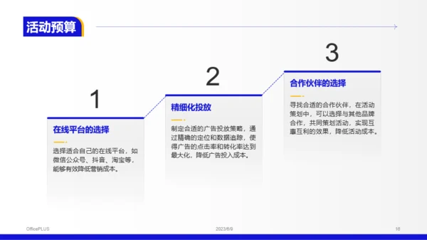 蓝色商务风电商营销策划PPT模板