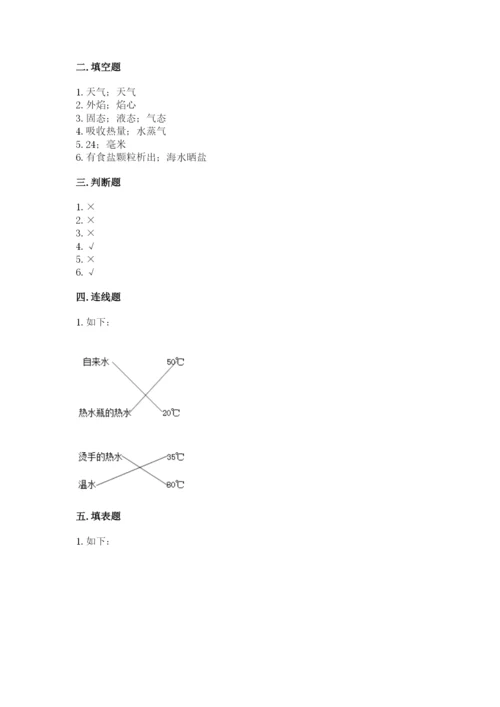 教科版小学三年级上册科学期末测试卷附参考答案【预热题】.docx