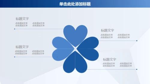 蓝色商务年终工作汇报通用PPT模板