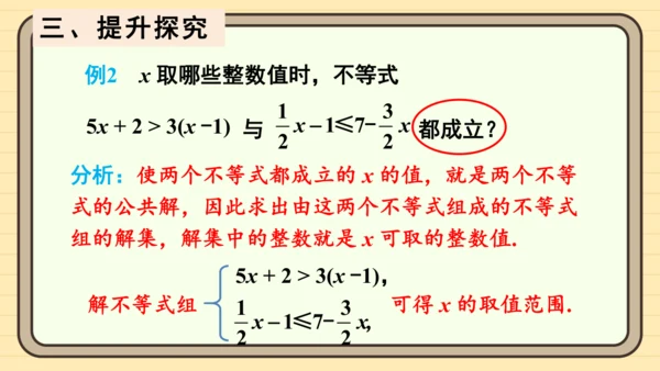 11.3 一元一次不等式组 课件（共29张PPT）2024-2025学年度人教版数学七年级下册