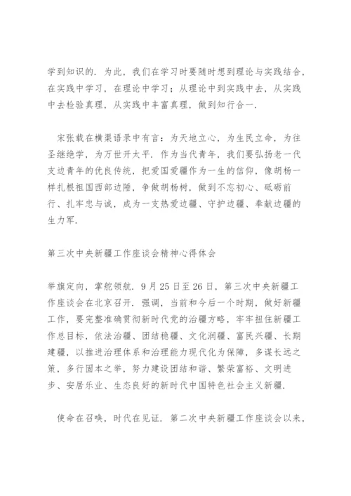 第三次中央新疆工作座谈会精神心得体会.docx