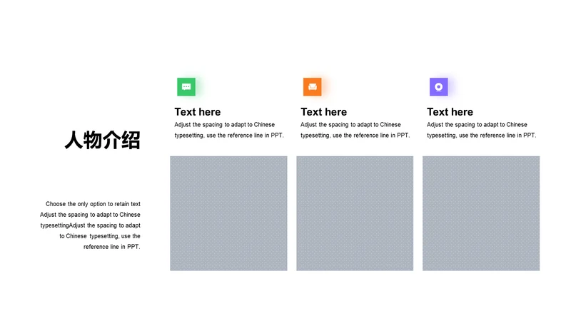 人物介绍-商务简约3项PPT