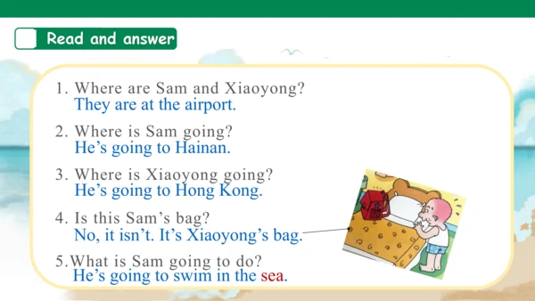 Module 10 Unit 1 Are you going to  Hong Kong? 课件(共