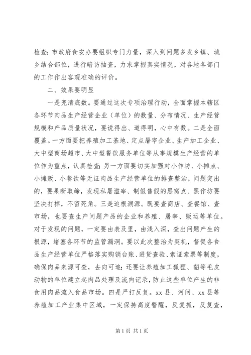 副市长在全市肉及肉制品专项治理行动部署会议上的讲话.docx