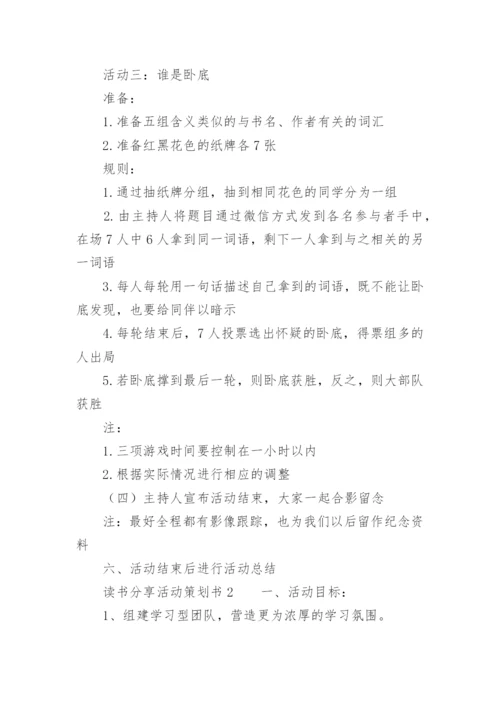 读书分享活动策划书.docx