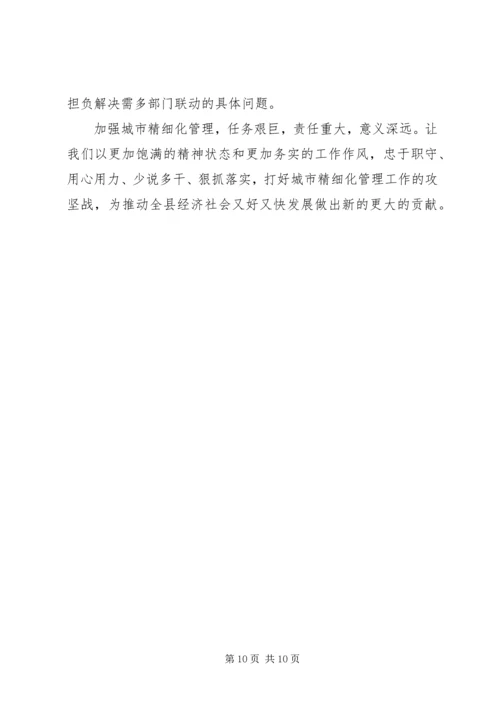 城市精细化综合管理工作调研报告.docx