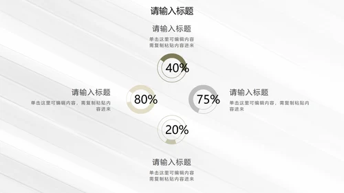 白金奢华简约商务运营方案PPT模板