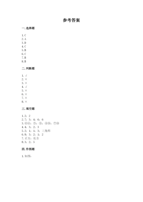 人教版一年级下册数学第一单元 认识图形（二）测试卷精品（a卷）.docx