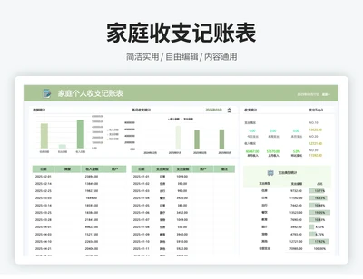 家庭个人记账管理系统