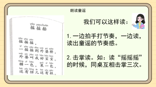 统编版语文一年级下册2024-2025学年快乐读书吧：读读童谣和儿歌（课件）