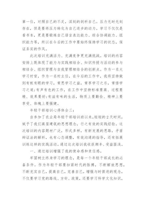 关于年轻干部培训心得体会范文5篇.docx