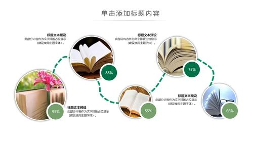 简约读书分享会好书推荐读好书PPT模板