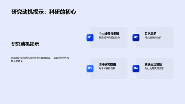 哲学研究报告PPT模板