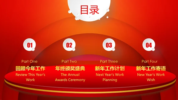 2019猪年开门红企业年会年终颁奖典礼PPT