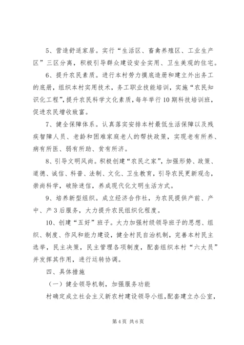 阿拉里村新农村建设实施方案[合集五篇] (4).docx