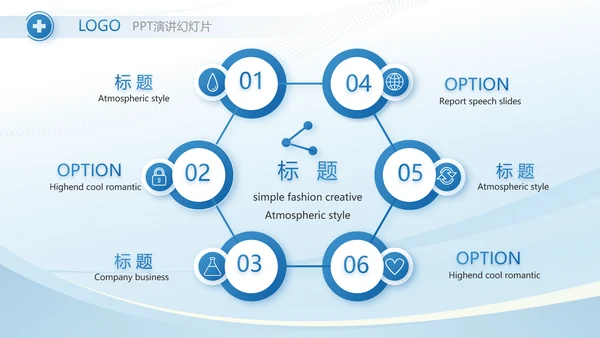 蓝色医疗临床护理教学总结动态PPT模板