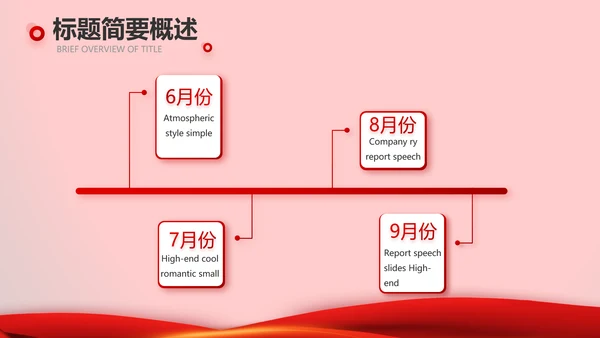 红色喜庆公司10周年庆ppt模板活动策划方案