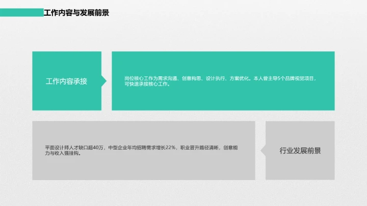 视觉传达与设计专业大学生求职个人能力综合展示职业生涯规划PPT3