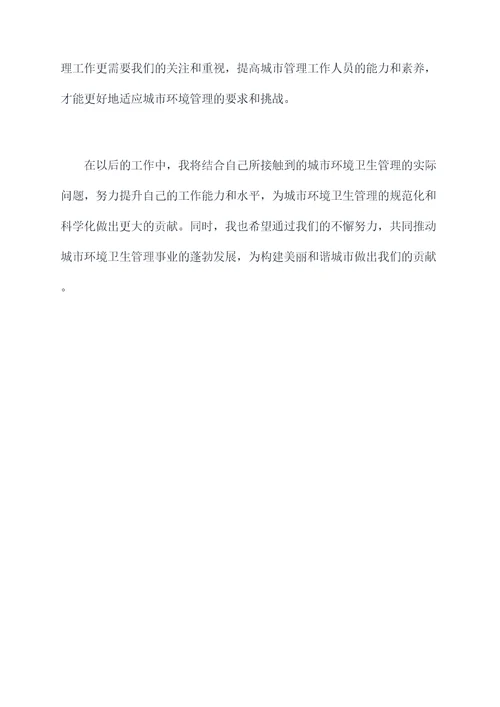城管局集中培训总结