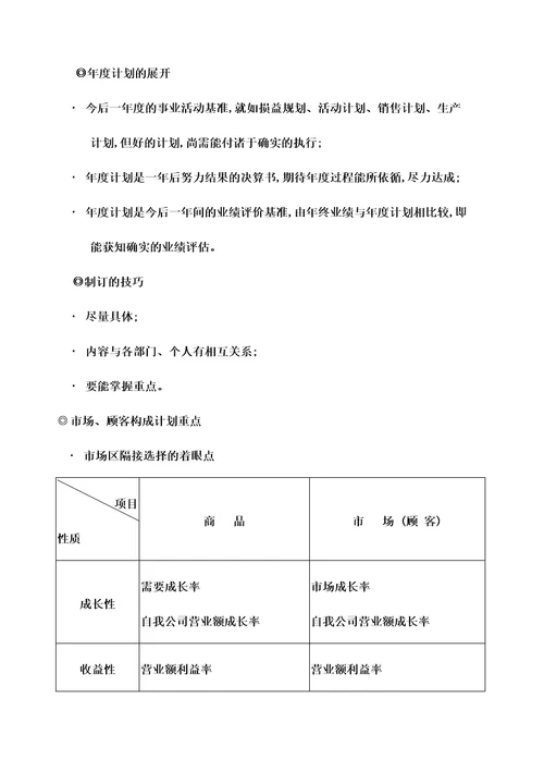 企业策略经营计经营策略与经营计划展开