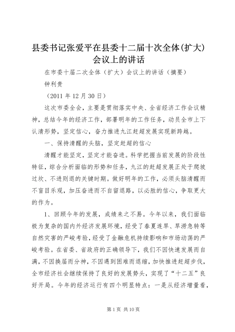 县委书记张爱平在县委十二届十次全体(扩大)会议上的讲话 (2).docx