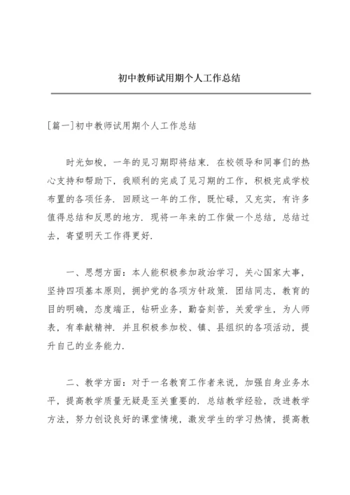 初中教师试用期个人工作总结.docx