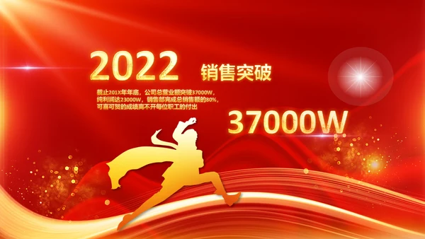 兔年新年元旦晚会2023年会答谢会PPT