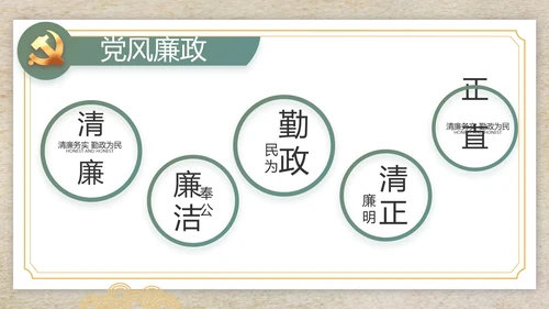 纪检监察党风廉政工作计划动态PPT
