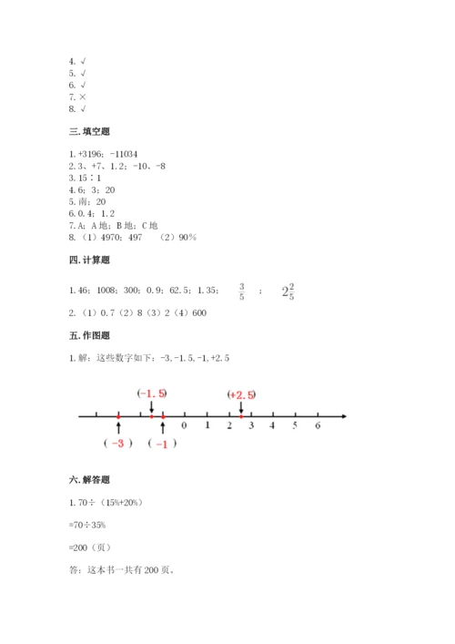 北京版六年级下册期末真题卷及参考答案（轻巧夺冠）.docx