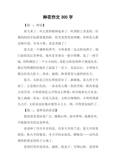 种花作文300字0.docx