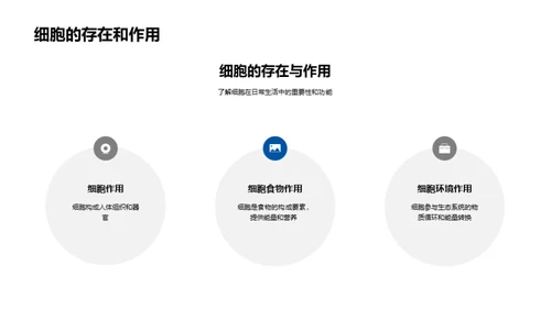 3D风生物医疗教学课件PPT模板