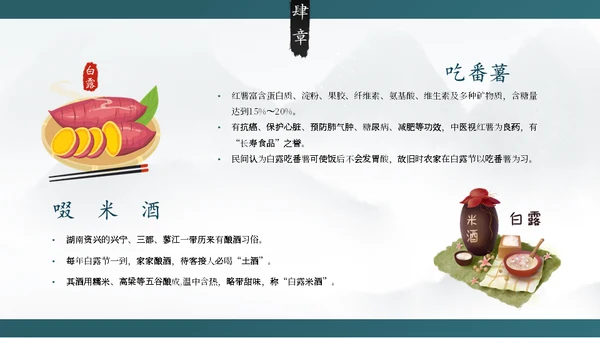 白露白鹤通用PPT模板