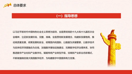 印发“十四五”数字经济发展规划PPT模板