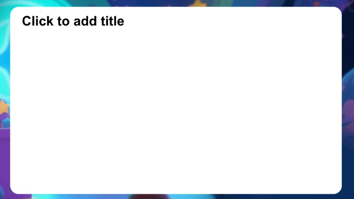 绿色卡通动漫创意风PPT主题