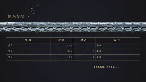 中国风年末工作总结报告通用PPT模板