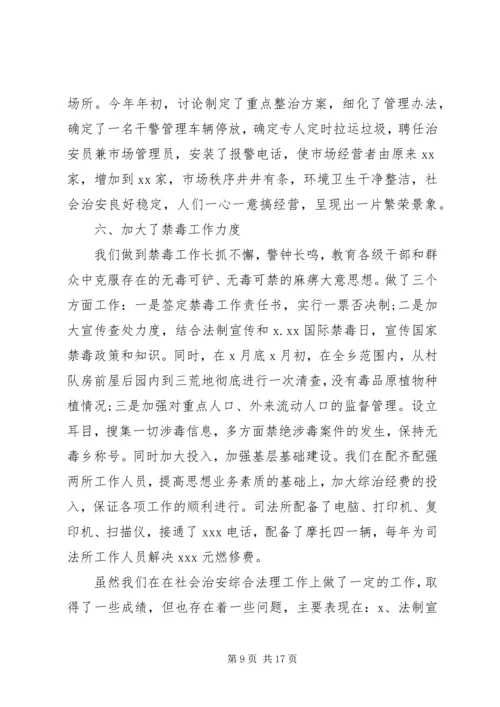 乡镇综治工作个人总结.docx