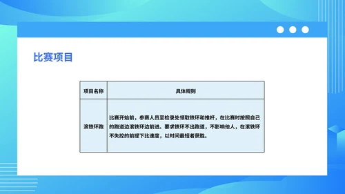 蓝色科技风公司运动会活动策划PPT模板