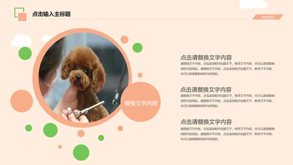 宠物医院述职报告动态PPT模板