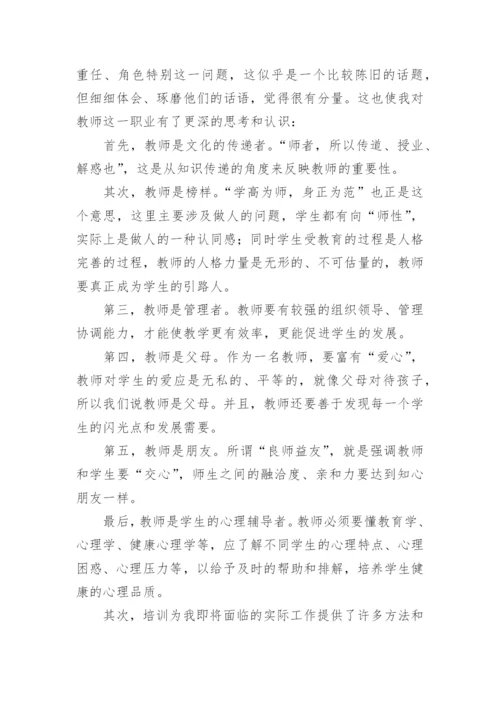 新入职教师培训个人总结.docx